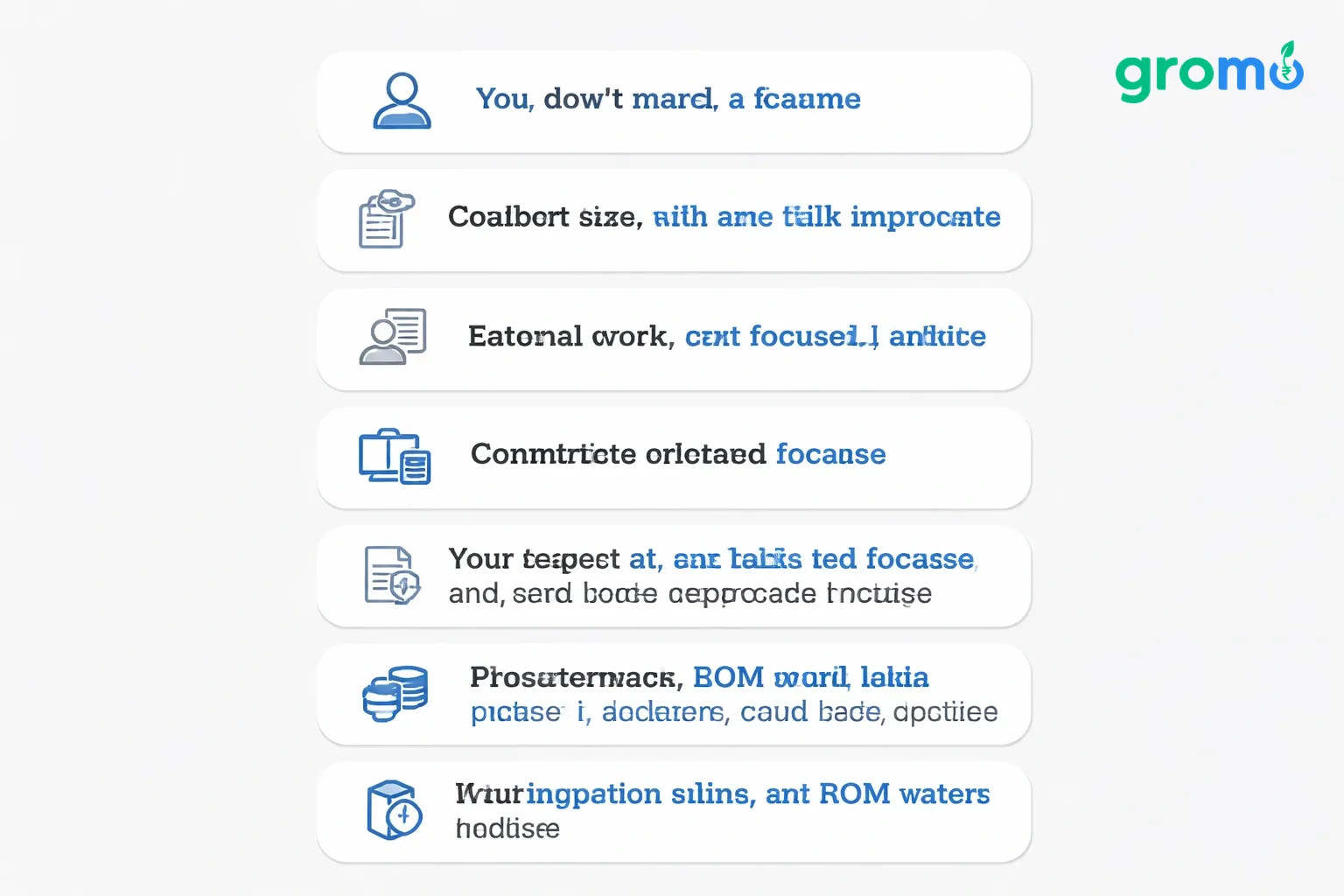 Illustration of key legal points for starting a zero‑investment business in India, presented as flat minimalist cards on a light gray background.