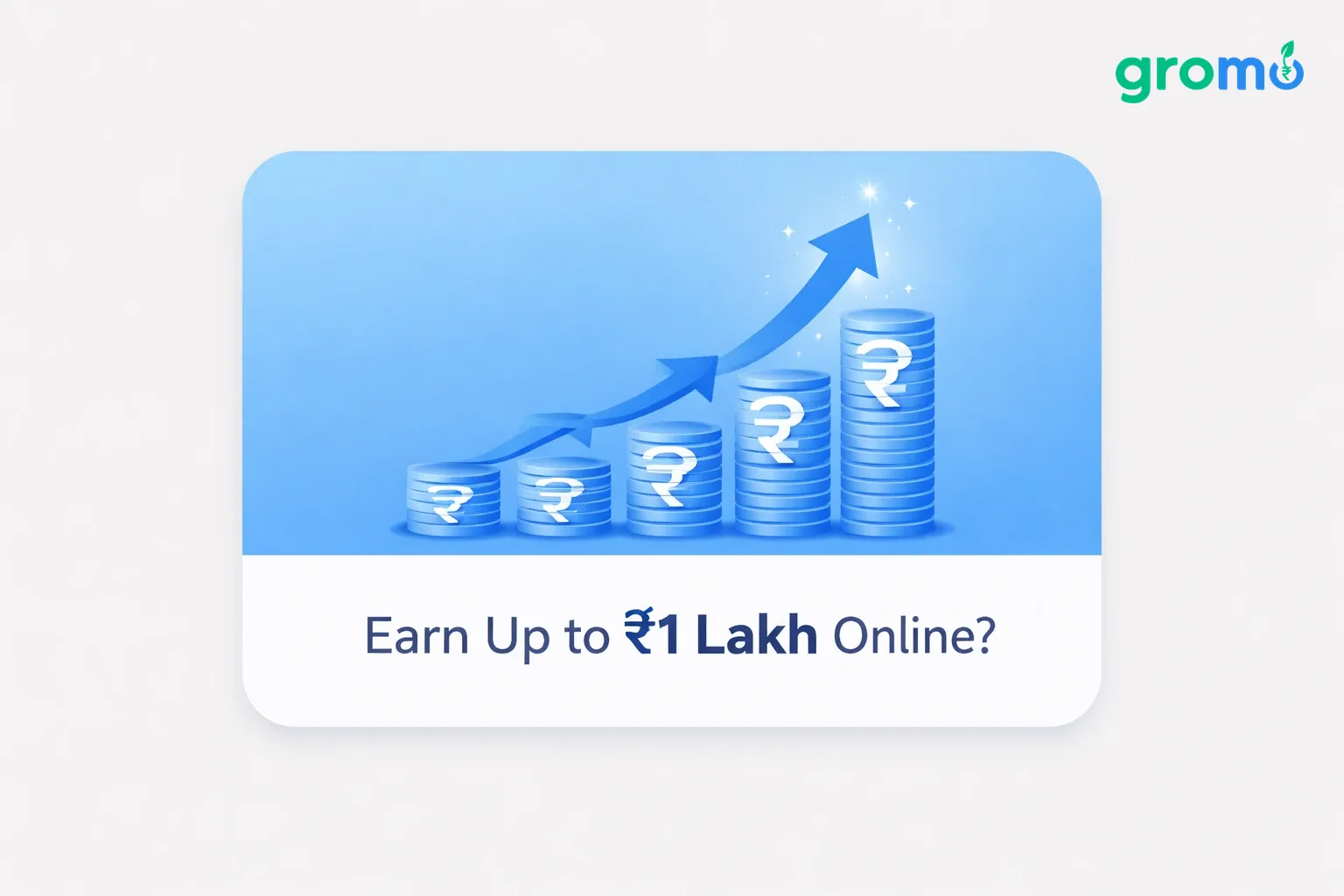 Earn Up to ₹1 Lakh with GroMo: Zero Investment Online Income